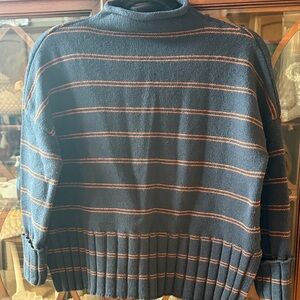 Madewell Navy Striped Sweater Size extra small.